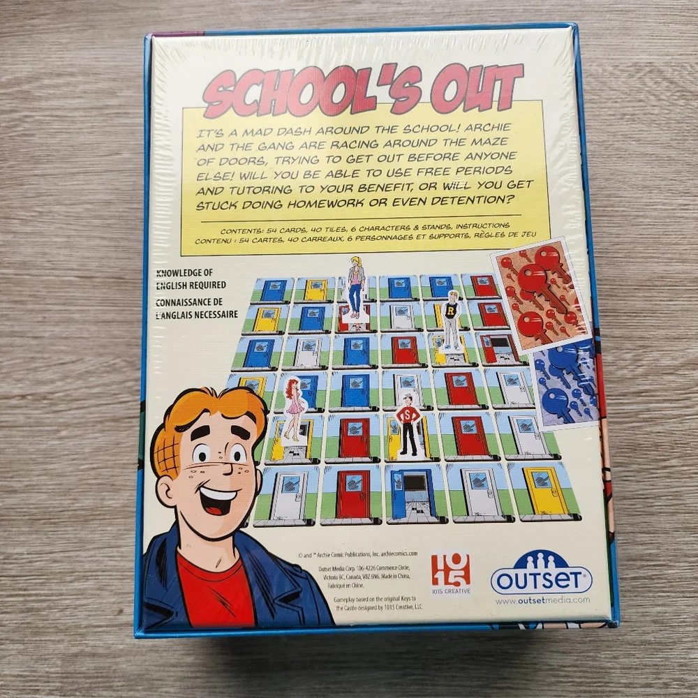 Keys to Riverdale High by Outset NEW‎ SEALED - Tile Game